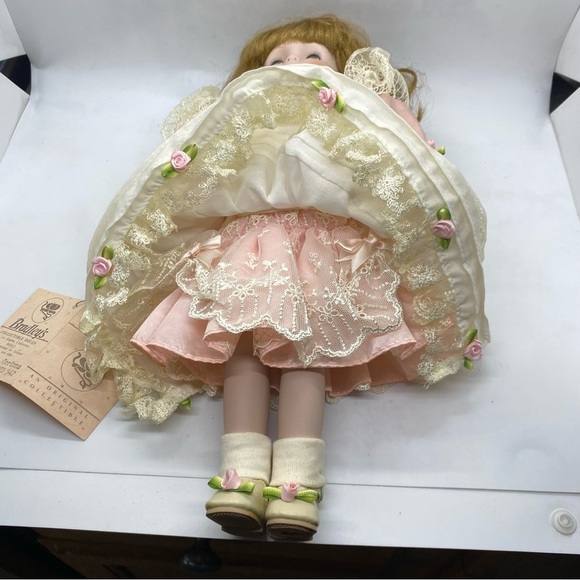 Bradley’s Collectible Doll Porcelain Pouts Pouty Corinna 542 13” Victorian NEW - Picture 10 of 15
